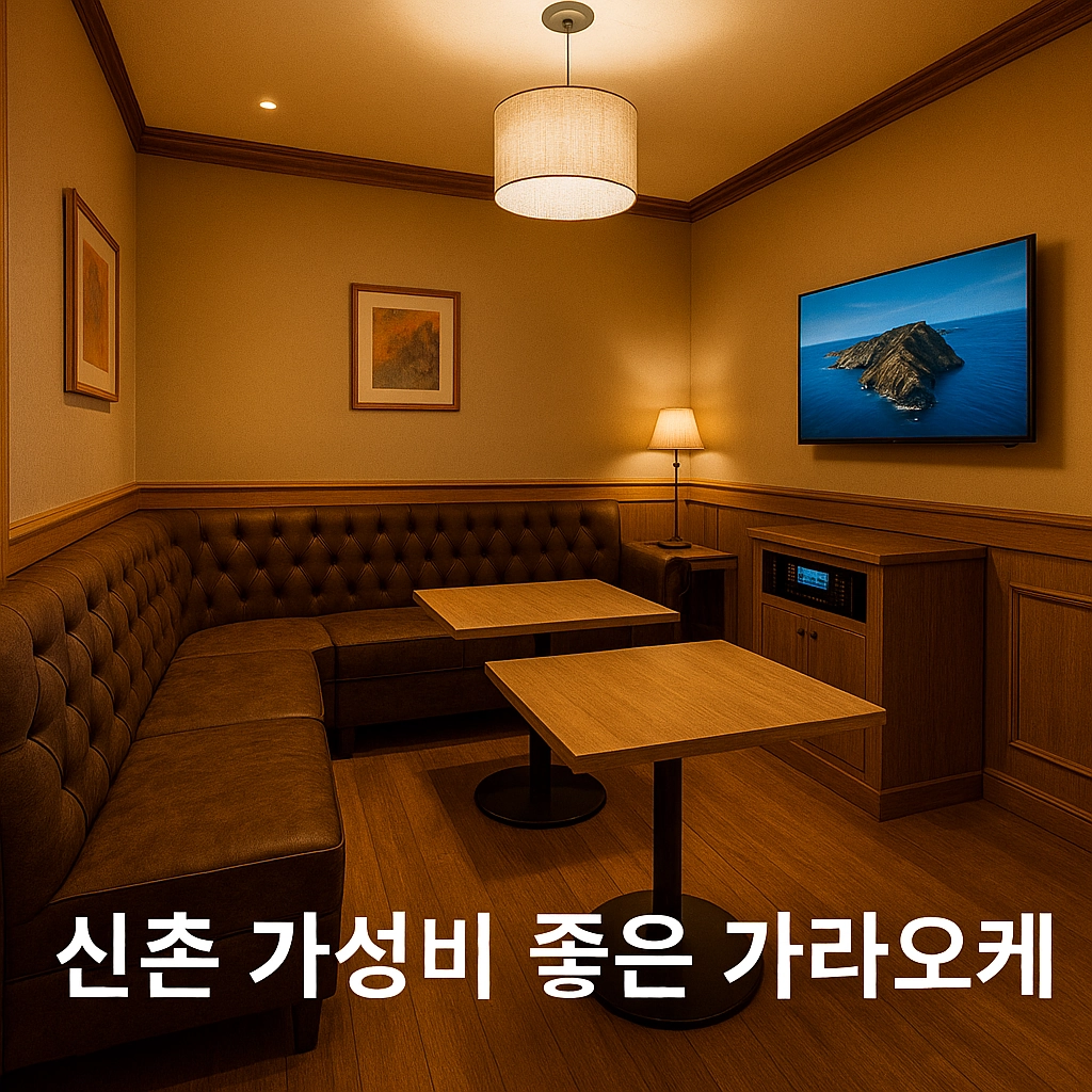 신촌 가성비 좋은 가라오케