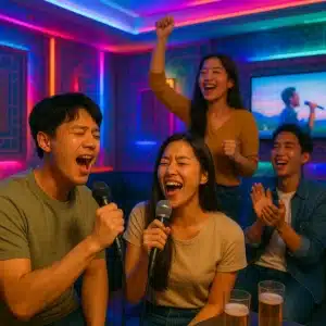 이태원 가라오케 내부